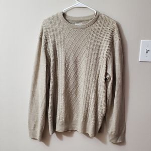 4/$10 XL Beige Dockers Sweater